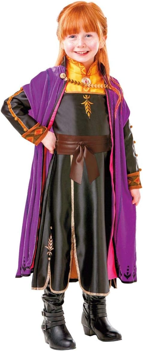 Rubie's 300467-M Frozen 2 Premium Anna Travel, M, mehrfarbig M Bunt, M Bunt