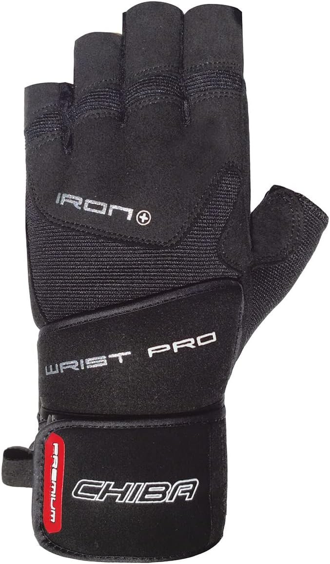 Chiba Erwachsene Handschuhe Iron Plus II M Schwarz, M Schwarz