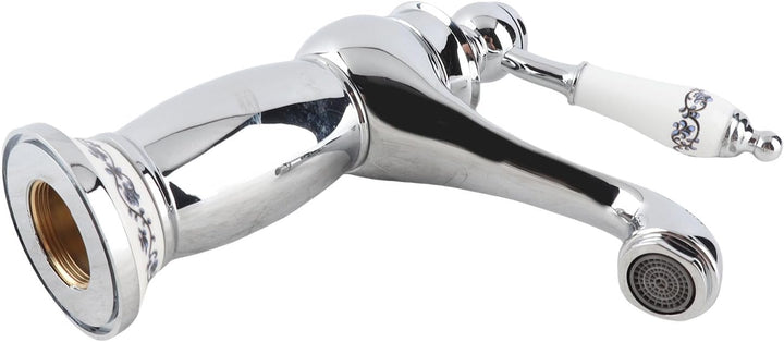 G1/2" Antikes Messing Mischbatterie Wasserhahn Waschbecken Bad Armatur Bronze Heisses Kaltes Wasser