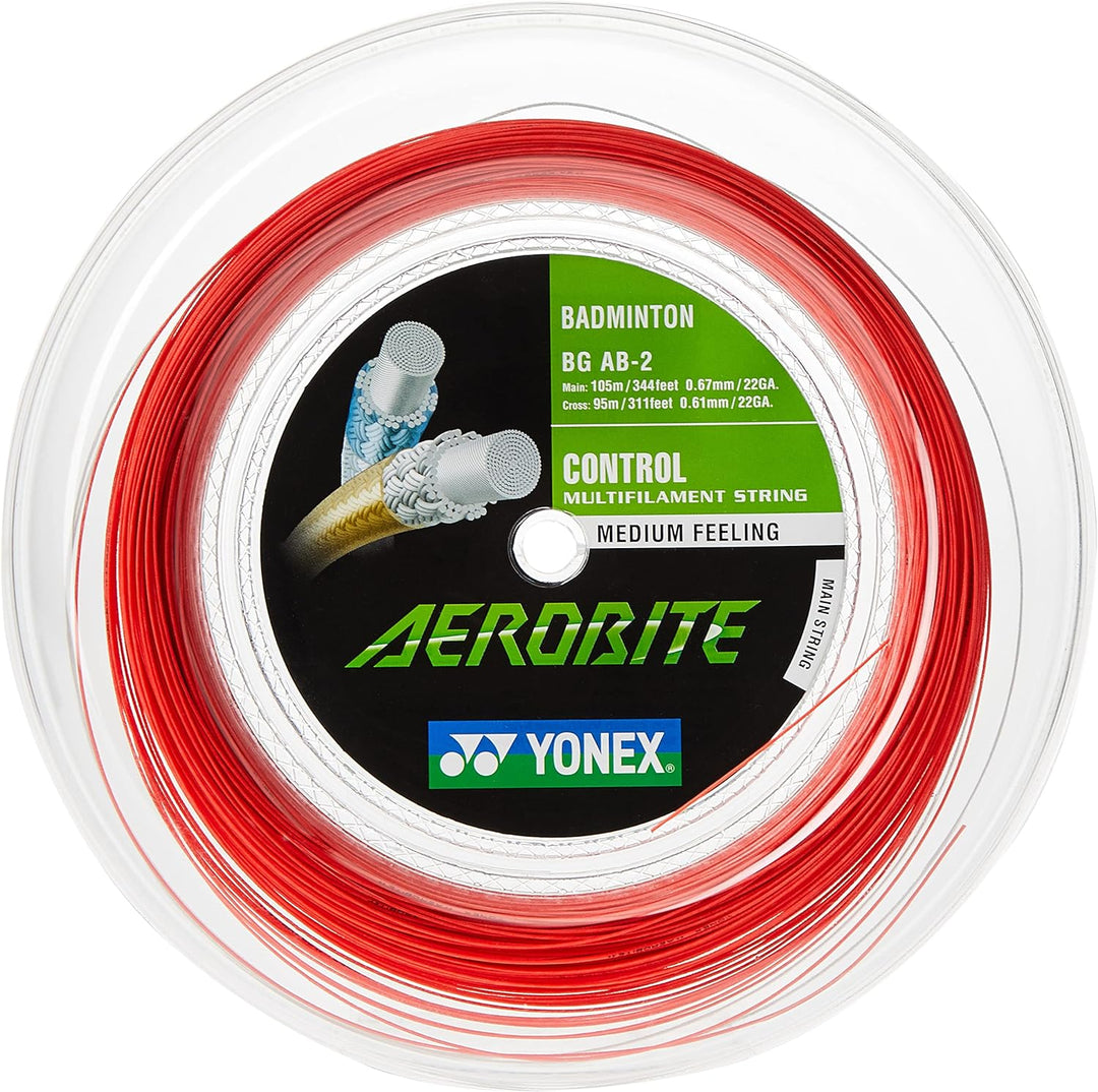 YONEX Aerobite 200M red and White Badminton String