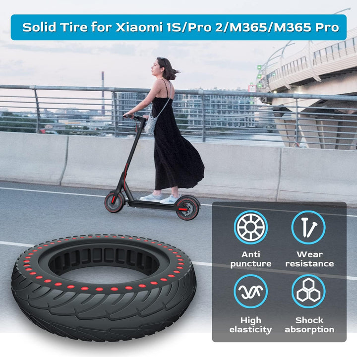 OUXI Xiaomi M365 Reifen, 8,5 Zoll Ersatzreifen Solid Reifen Für Mijia Mi Xiaomi M365/M365 Pro Elektr