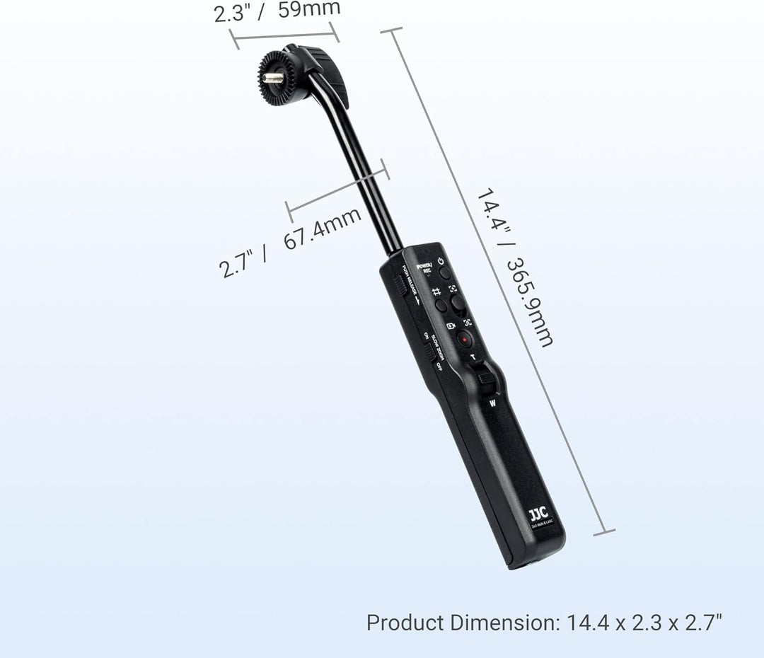 JJC Kamera Stativ Pan Bar Fernbedienung für Manfrotto 502AH 502A 504HD 509HD 526 608 504X 612 Nitrot