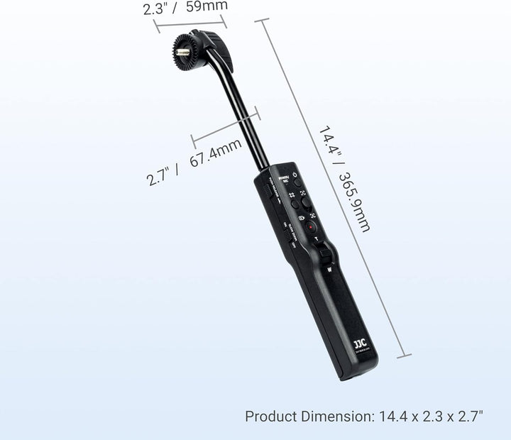 JJC Kamera Stativ Pan Bar Fernbedienung für Manfrotto 502AH 502A 504HD 509HD 526 608 504X 612 Nitrot