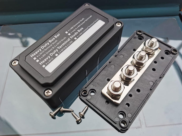 300A Sammelschiene 12v - 48V DC Verteilerschiene Geländewagen Masseverteiler Boot Drahtbox Camper Sa