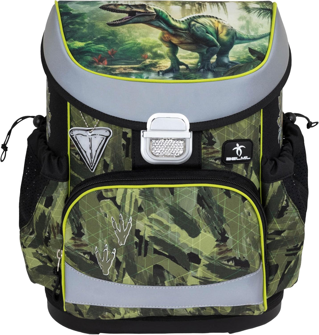 Belmil Mini-Fit Schulranzen Set 4 -teilig (405-33/AG/S) (Lost World), Lost World