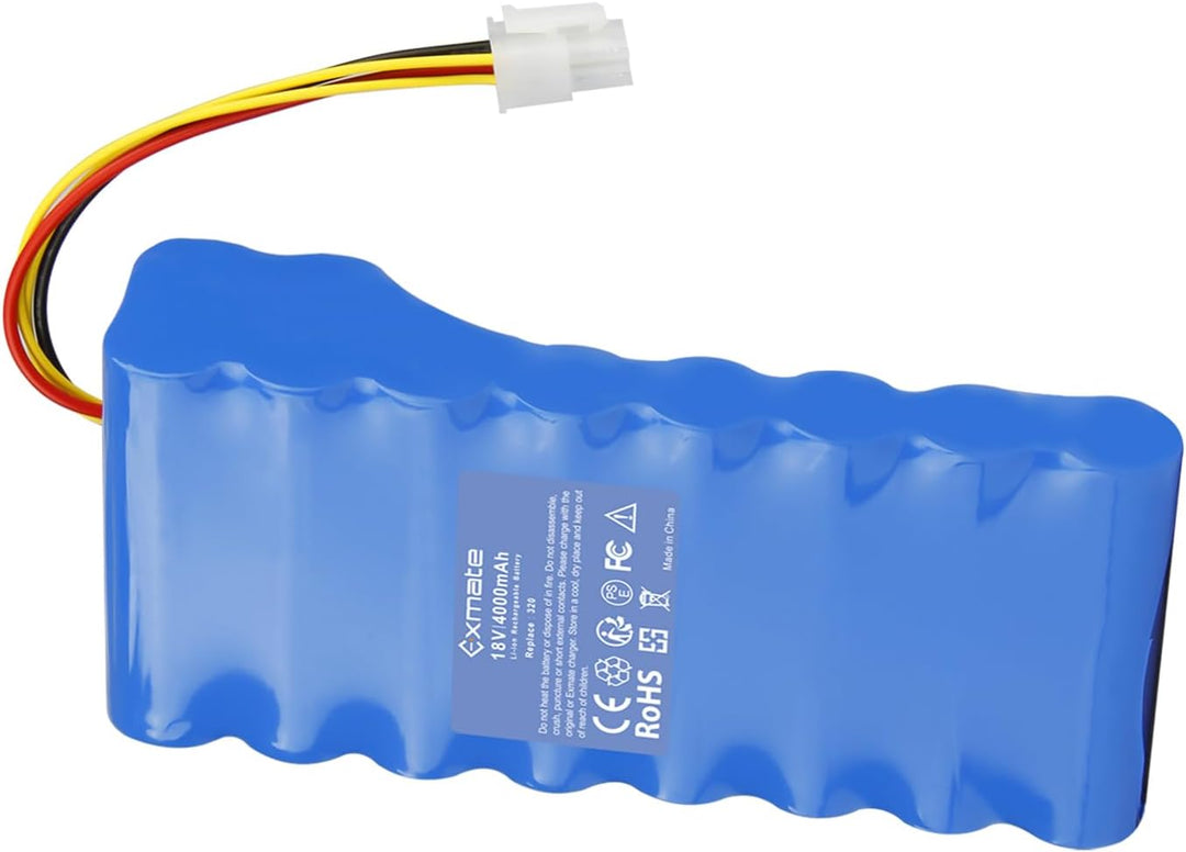 Exmate 18V 4000mAh Akku Ersatzakku für Husqvarna Automower 320, 330X, 420, 430, 430X, 440, 450X, 520