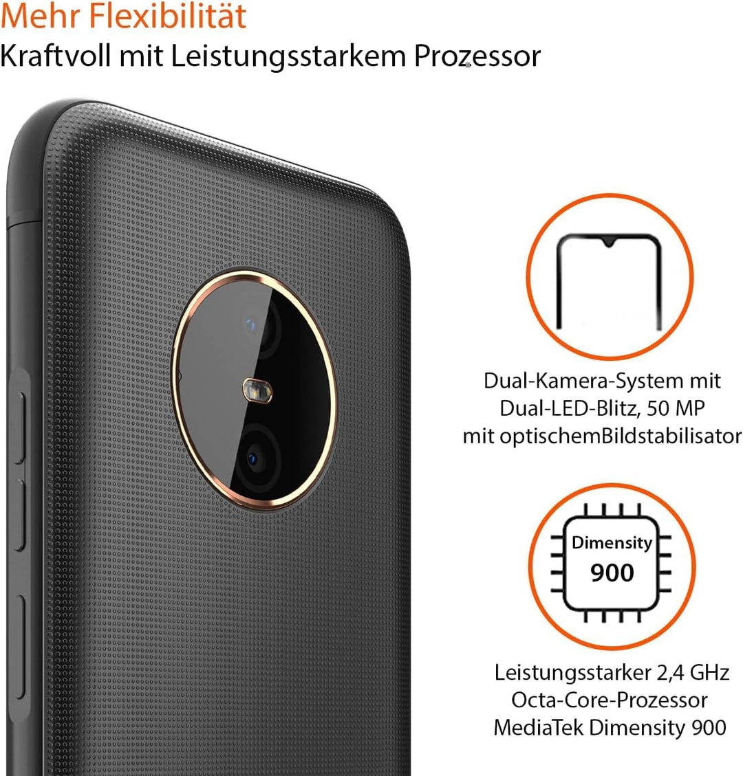 Gigaset GX6 PRO Business-Smartphone 5G - staub- & wasserdicht IP68, Militärnorm - 6,6" FHD+ Display