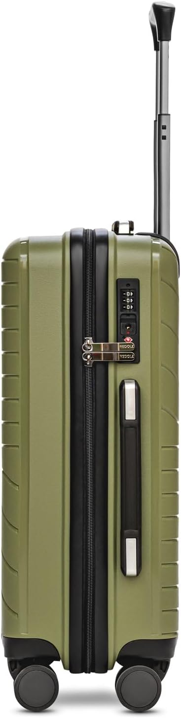 REDOLZ Hartschalen Kabinen-Koffer | Kleiner Trolley 38 x 20 x 55 cm aus hochwertigem, leichtem Polyp