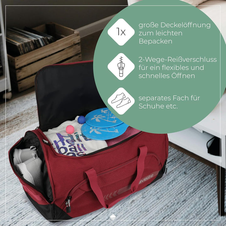 travelite grosse Reisetasche Grösse L, Gepäck Serie KICK OFF: Praktische Reisetasche für Urlaub und