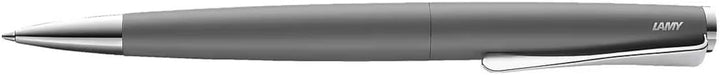 LAMY studio Premium Kugelschreiber 266 aus Edelstahl in mattem Lack-Finish, propellerförmige Clip-Dr