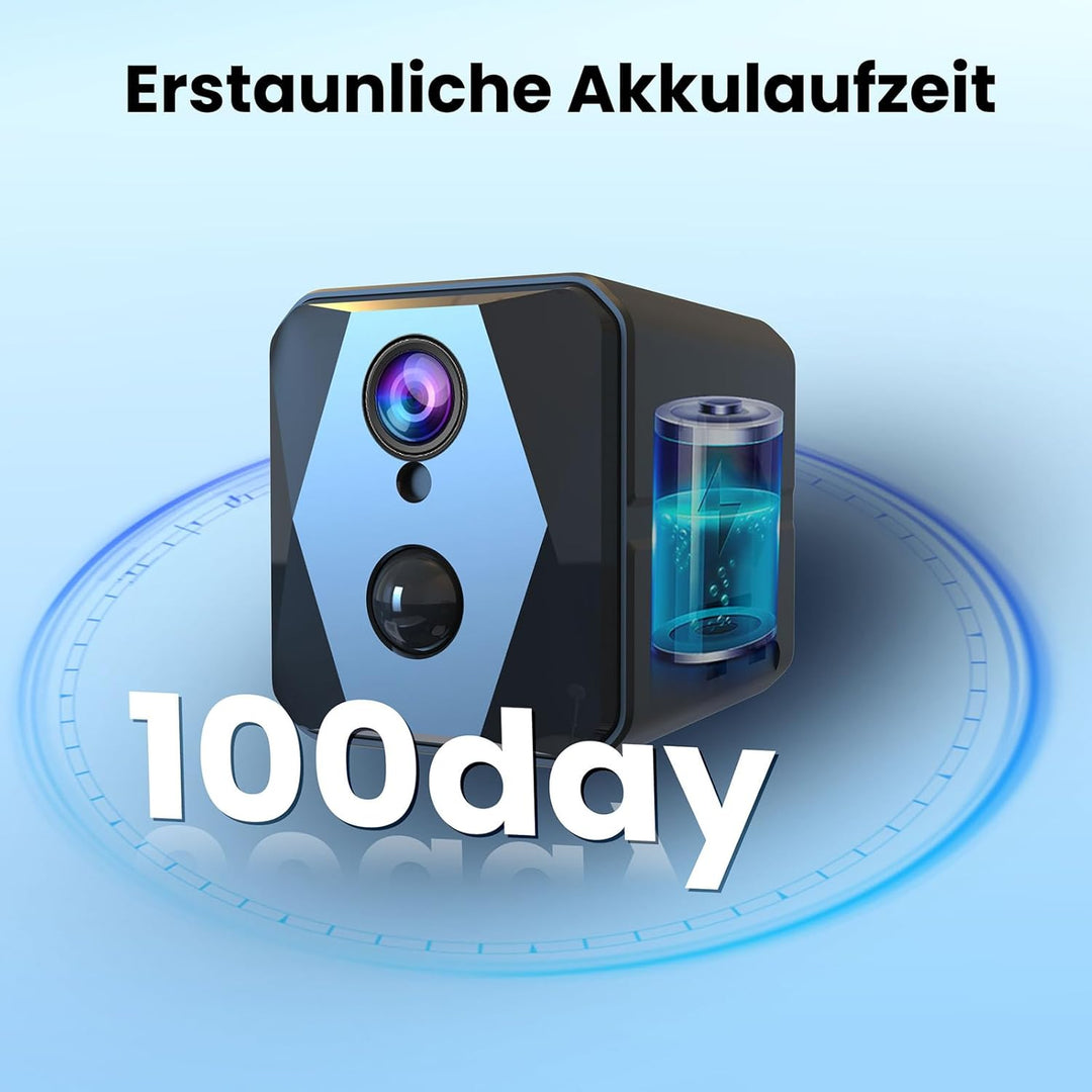 aidowocam Mini Kamera 2K Überwachungskamera Innen WLAN Kamera Überwachung Innen,Kamera Live Übertrag