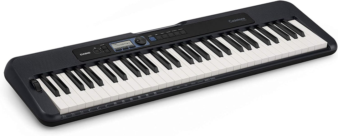 Casio CT-S300 CASIOTONE Keyboard mit 61 anschlagdynamischen Standardtasten und Begleitautomatik, sch