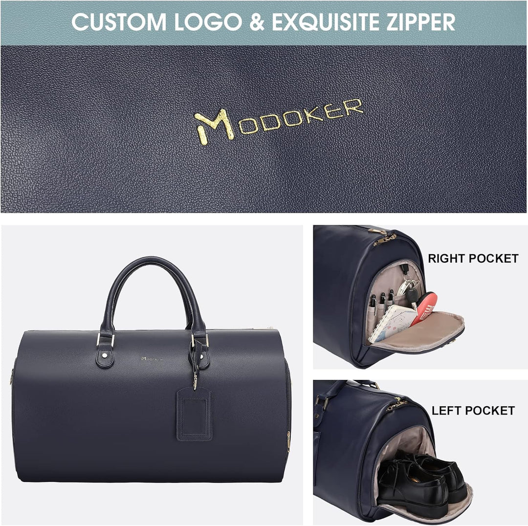 Modoker Damen-Kleidersack für Reisen, wasserdicht, Handgepäcktasche, Kleidersack – 2-in-1 zum Aufhän