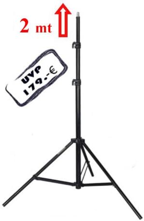 DynaSun Lampenstativ W803 220cm Profi Qualität Stativ für Blitze/Lampen + Tasche, 220 cm