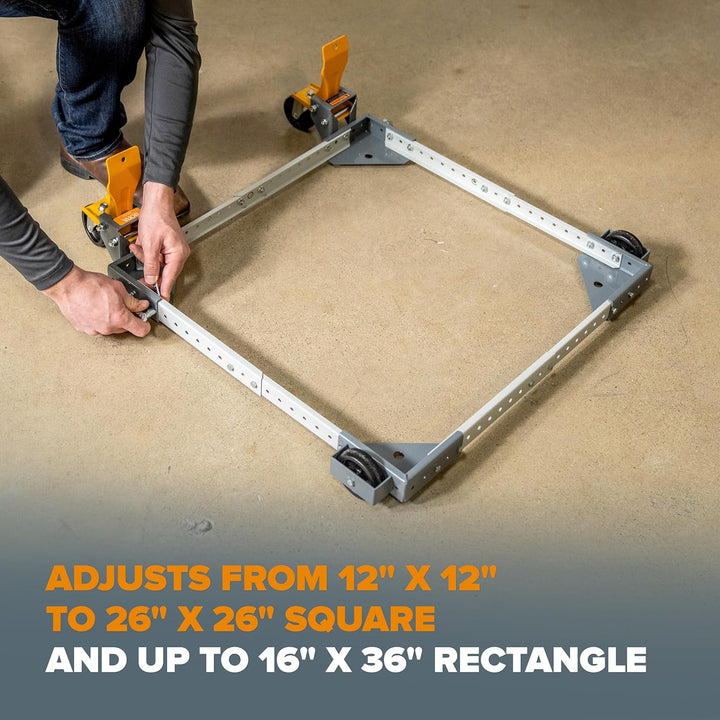 BORA Universal Mobile Base, voll verstellbare mobile Basis für Mobilisierung grosser Werkzeuge, Masc