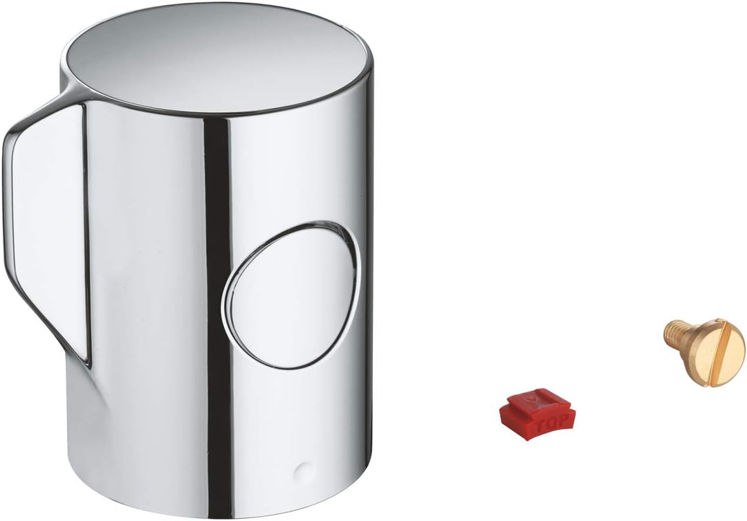 GROHE Grohtherm 800 - Temperaturwählgriff (Sicherheitssperre bei 38°C, einstellbare max. Temperaturb