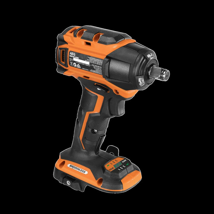 AEG 18 V PRO18V Brushless Akku-Schlagschrauber BSS18C12ZB6-0 (max. Drehmoment 300 Nm, 1/2 Zoll Vierk