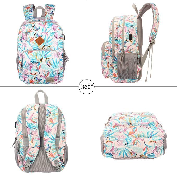 KEOFID Laptop Rucksack für Herren Damen, Grosser Schulrucksack für Jungen, Mädchen und Teenager, Ant