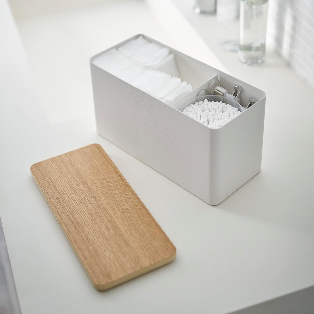 Sanitary storage box - Rin - natural Weiss, Weiss