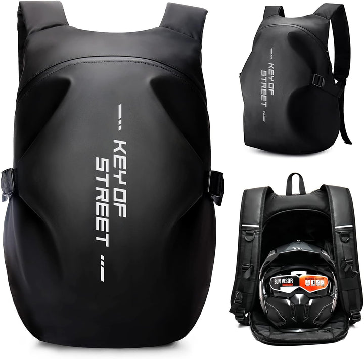 Motorradrucksäcke für Herren, wasserdichter Helmrucksack, Motorradzubehör, Laptoptaschen, Reiserucks