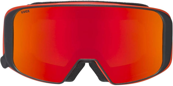 uvex Unisex Saga To Skibrille (1er Pack) Einheitsgrösse fierce red/red-LGL clear, Einheitsgrösse fie