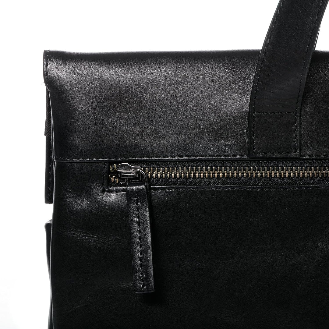 BACCINI Laptoptasche schmal VITO aus Premium Leder I Business-Tasche für Herren und Damen 15 Zoll La