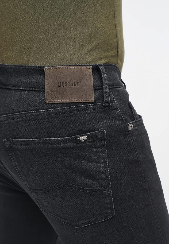 MUSTANG Herren Jeans Hose Style Frisco 36W / 34L Schwarz, 36W / 34L Schwarz