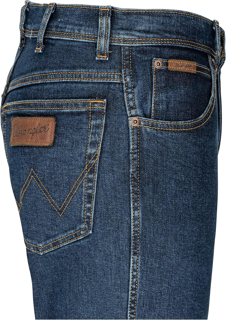 Wrangler Herren Jeans Regular Fit Texas Stretch Hose Authentic Straight Jeanshose Denim Baumwolle Sc