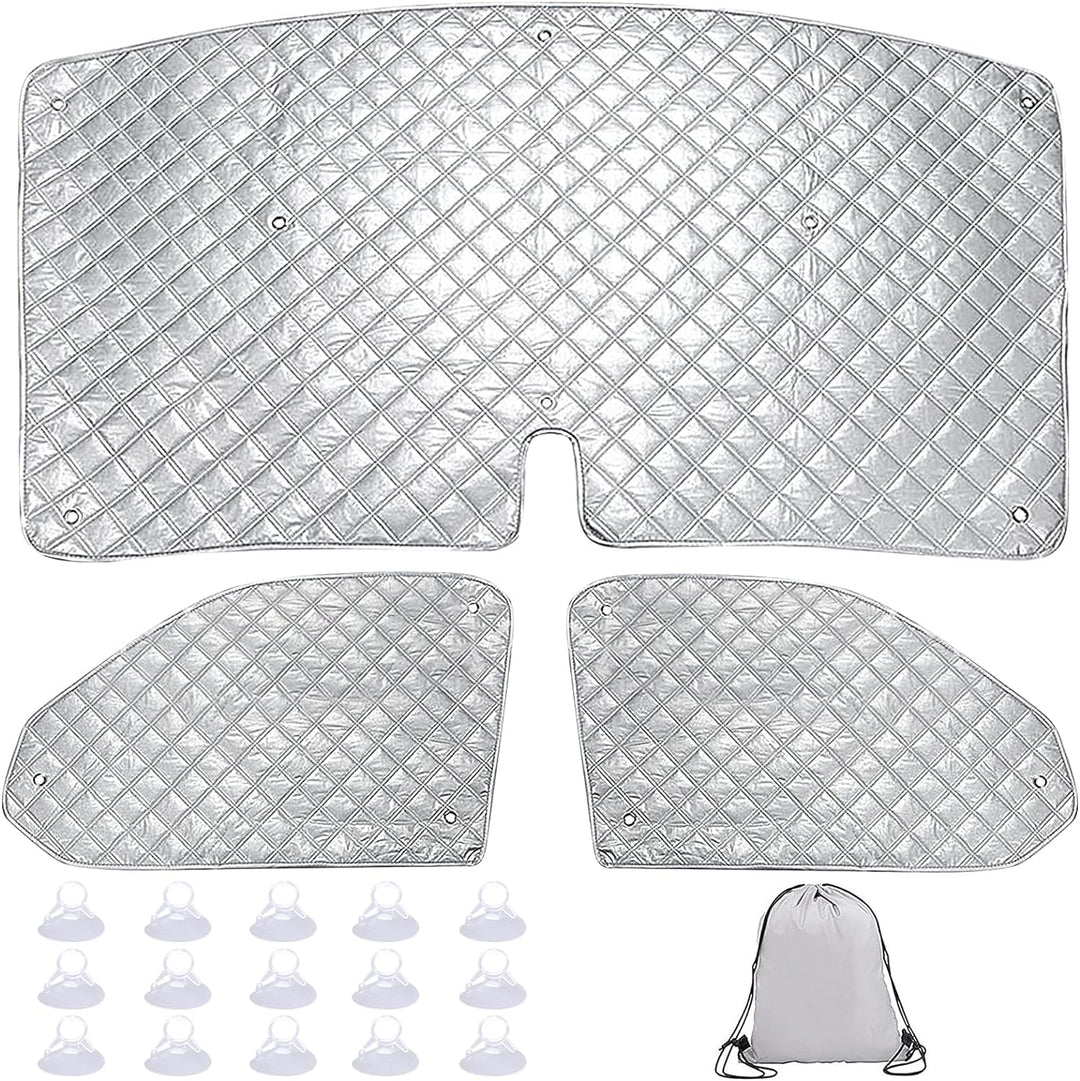 Sonnenschutz Auto Frontscheibe, Technology Thermomatte Kompatibel mit FIAT Ducato Citroën Jumper 200