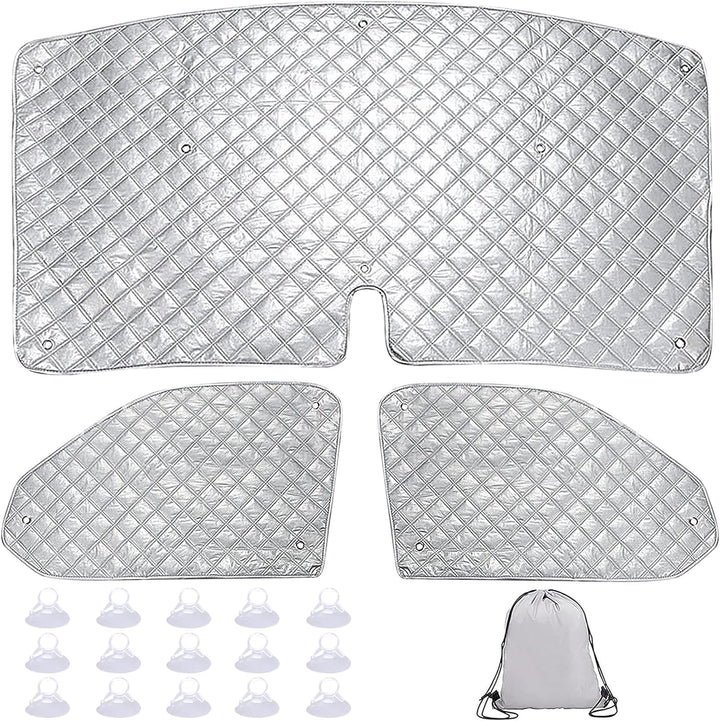 Sonnenschutz Auto Frontscheibe, Technology Thermomatte Kompatibel mit FIAT Ducato Citroën Jumper 200