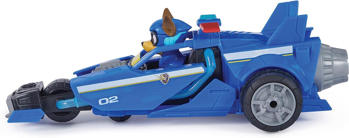 Paw Patrol: Der Mighty Kinofilm, RC Polizeiauto mit Chase im Fahrersitz, ferngesteuert, geeignet für