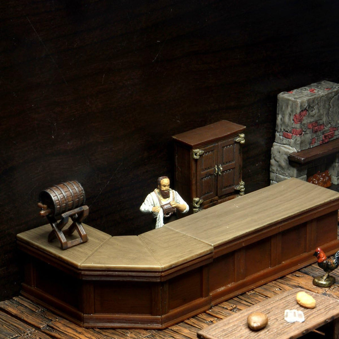 WizKids LLC, Warlock Tiles: Accessory-Tavern, Accessory, Ages 14+ WarLock Fliesen: Zubehör - Taverne