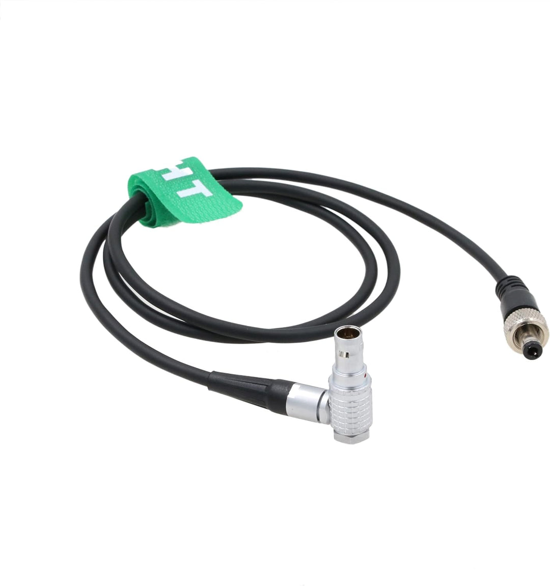 Netzkabel für Alexa DSMC2 Kamera auf Atomos Ninja V Monitor, rechtwinklig, 2-polig auf 2,5 mm Gleich