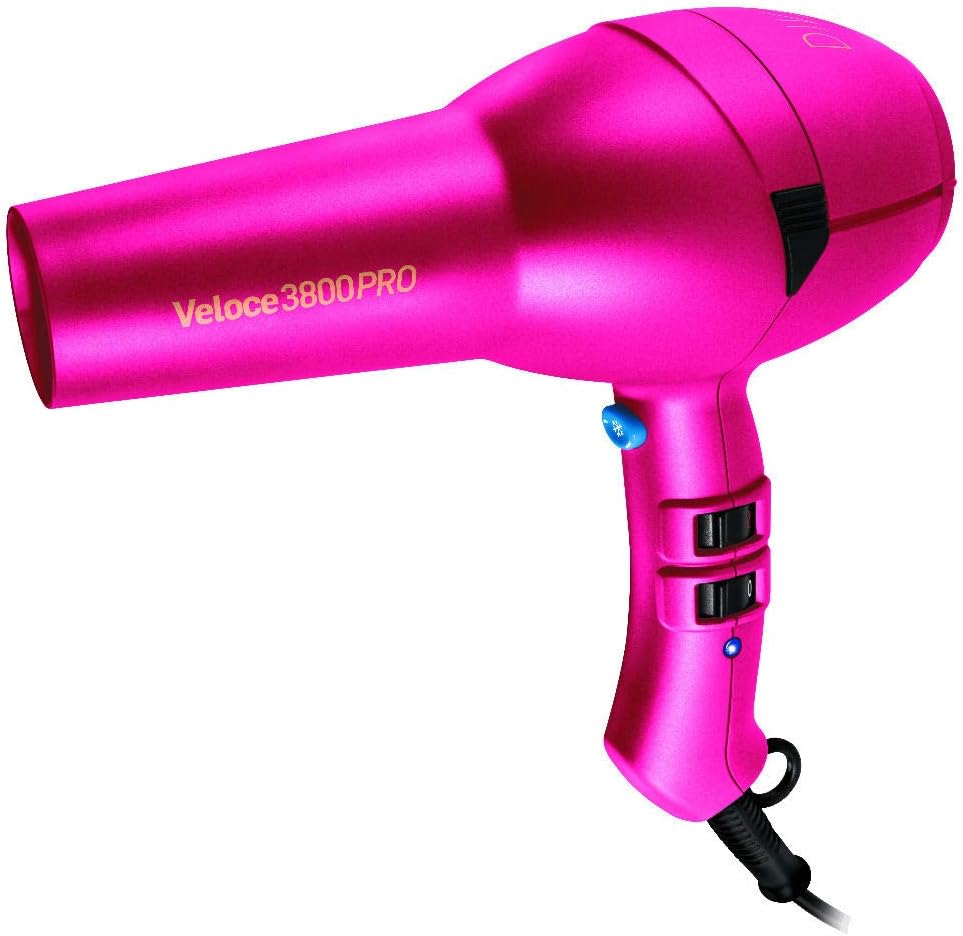 Diva Edit Veloce 3800 Pro Föhn - Haartrockner - 4 Hitze- und 2 Gebläsestufen - Cold Shot - 3m langes
