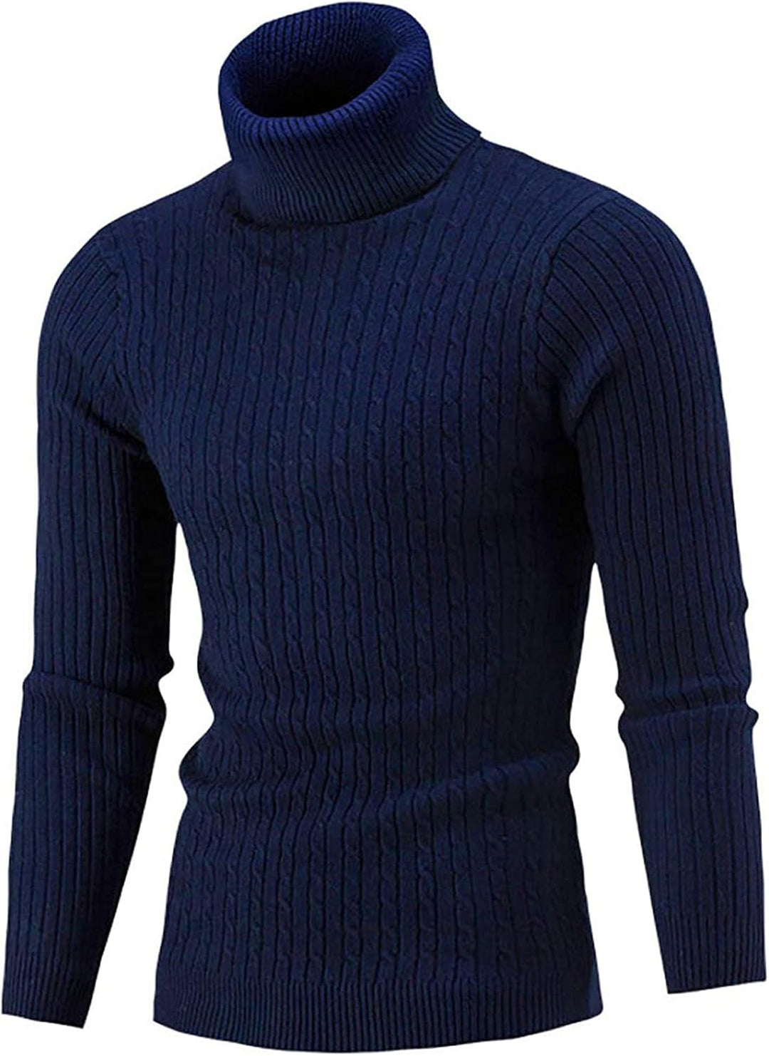 AIDEAONE Rollkragenpullover Herren Stehkragenpullover Winter Pullover Rollkragenstrickpullover Rollk