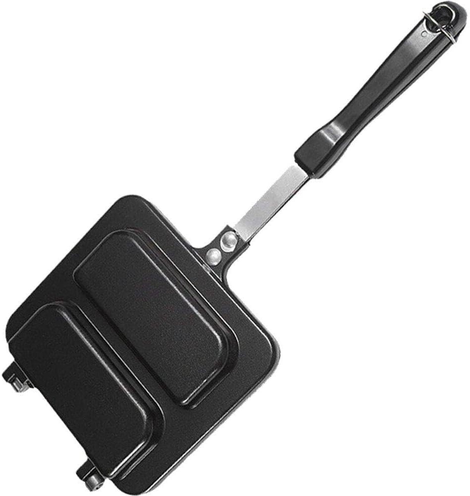 Muteitt Panini Kitchen Tortillas Sandwichmaker Doppelseitige Bratpfanne, Gegrillter Käsehersteller,