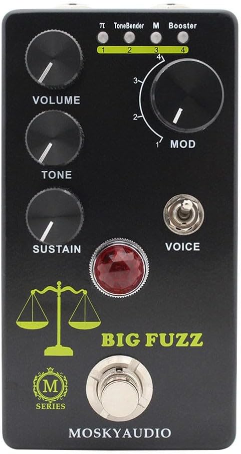 Verzerrungs-Effektpedal, Moskyaudio Big FUZZ Distortion Die E-Gitarre Effektpedal Gitarrenteile