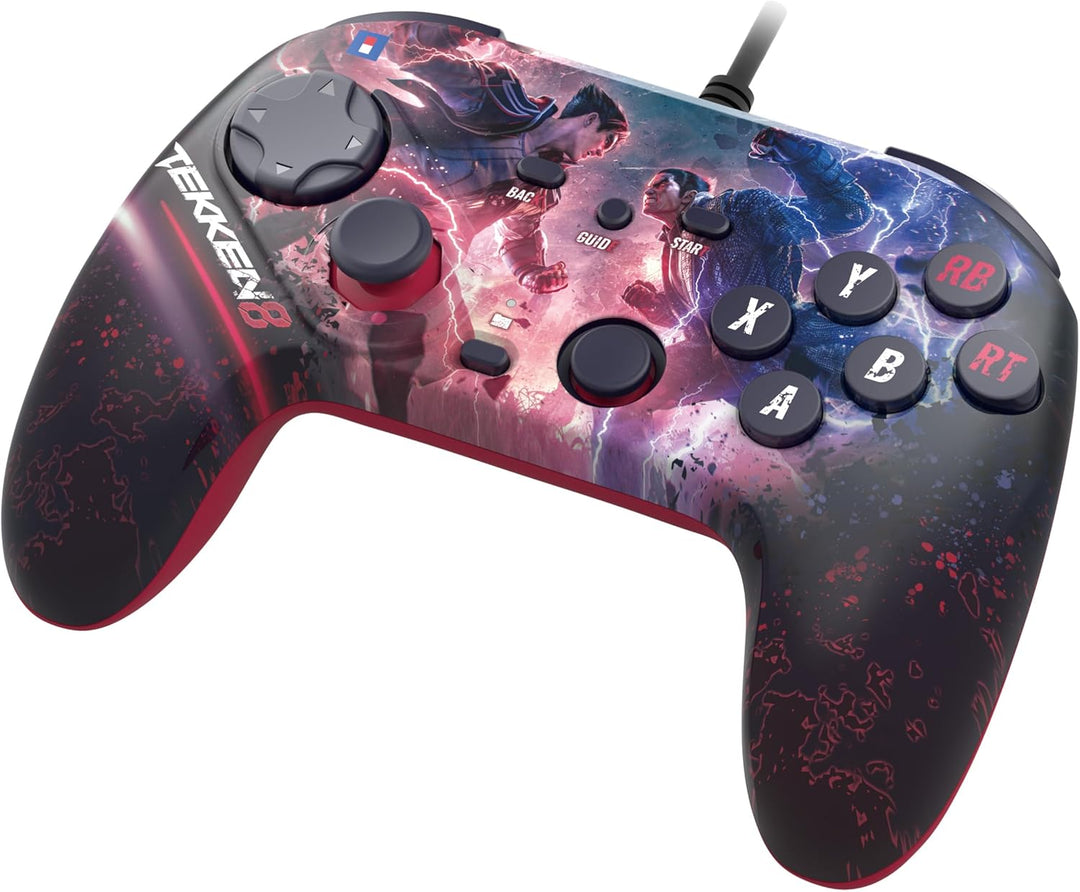 HORI Fighting Commander OCTA TEKKEN 8 Edition - Kampfspiel Controller für PC - Offiziell Bandai Namc