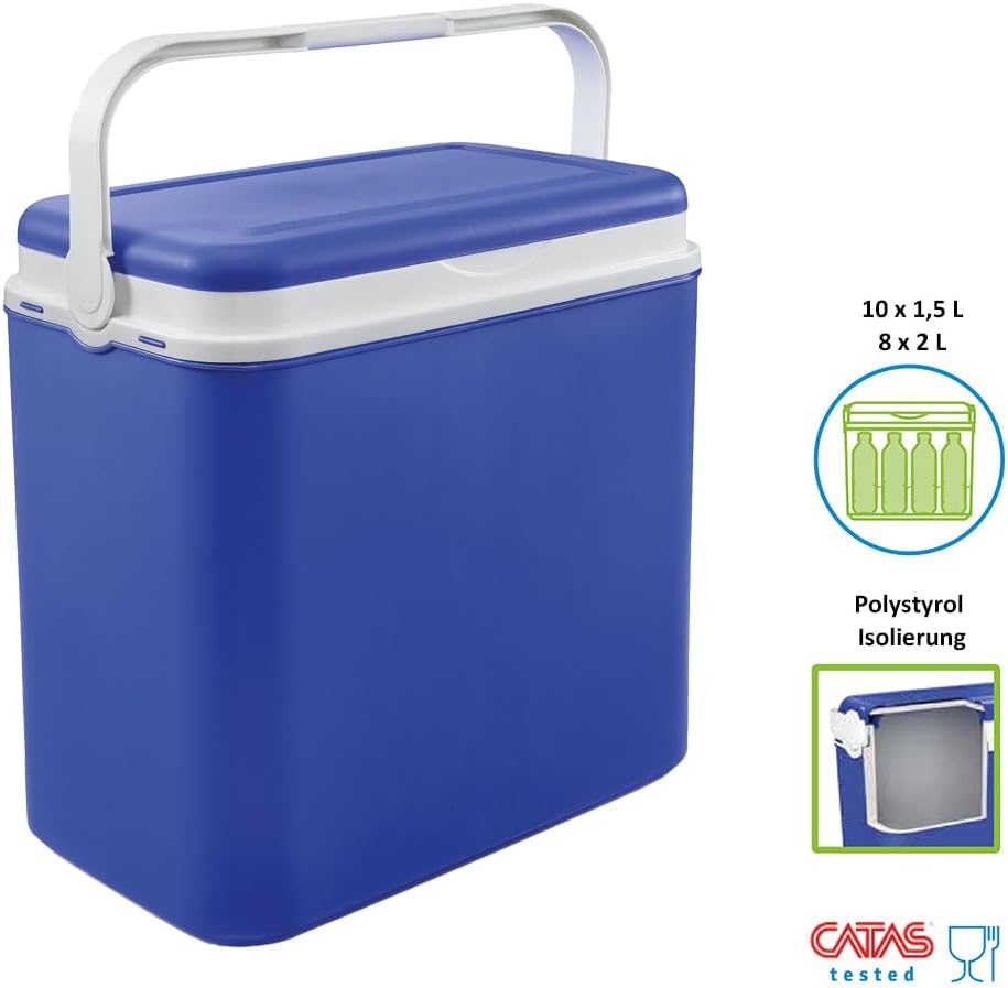 Kühlbox | Passive Kühlbox | Kühltaschen aus Kunststoff mit polystyrol thermische Isolierung 36 L Bla