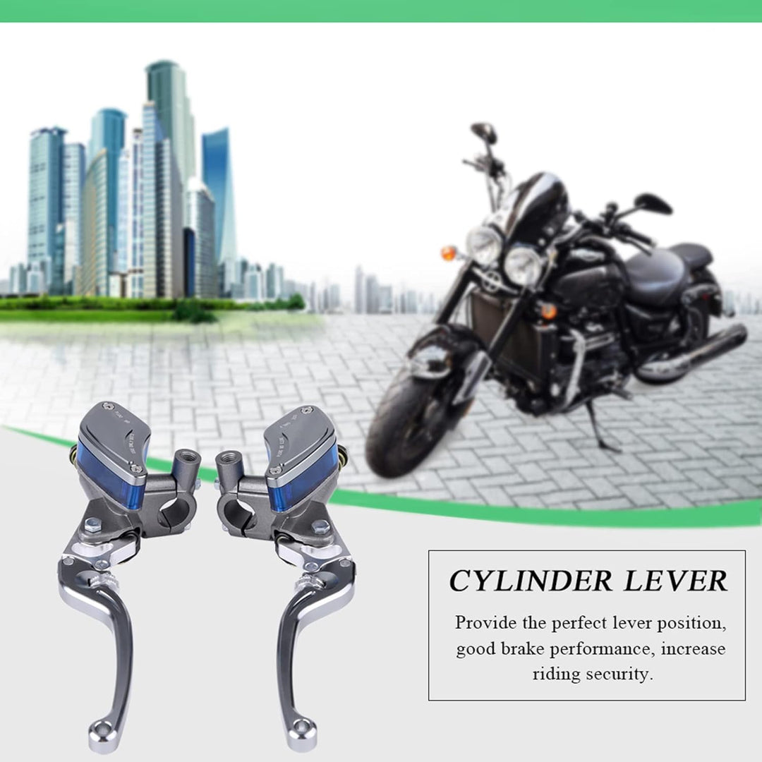 Motorradhydraulische Bremspumpe Paar 22-mm-CNC-Kupplungsgeberzylinderhebel einstellbar für Ersatztei