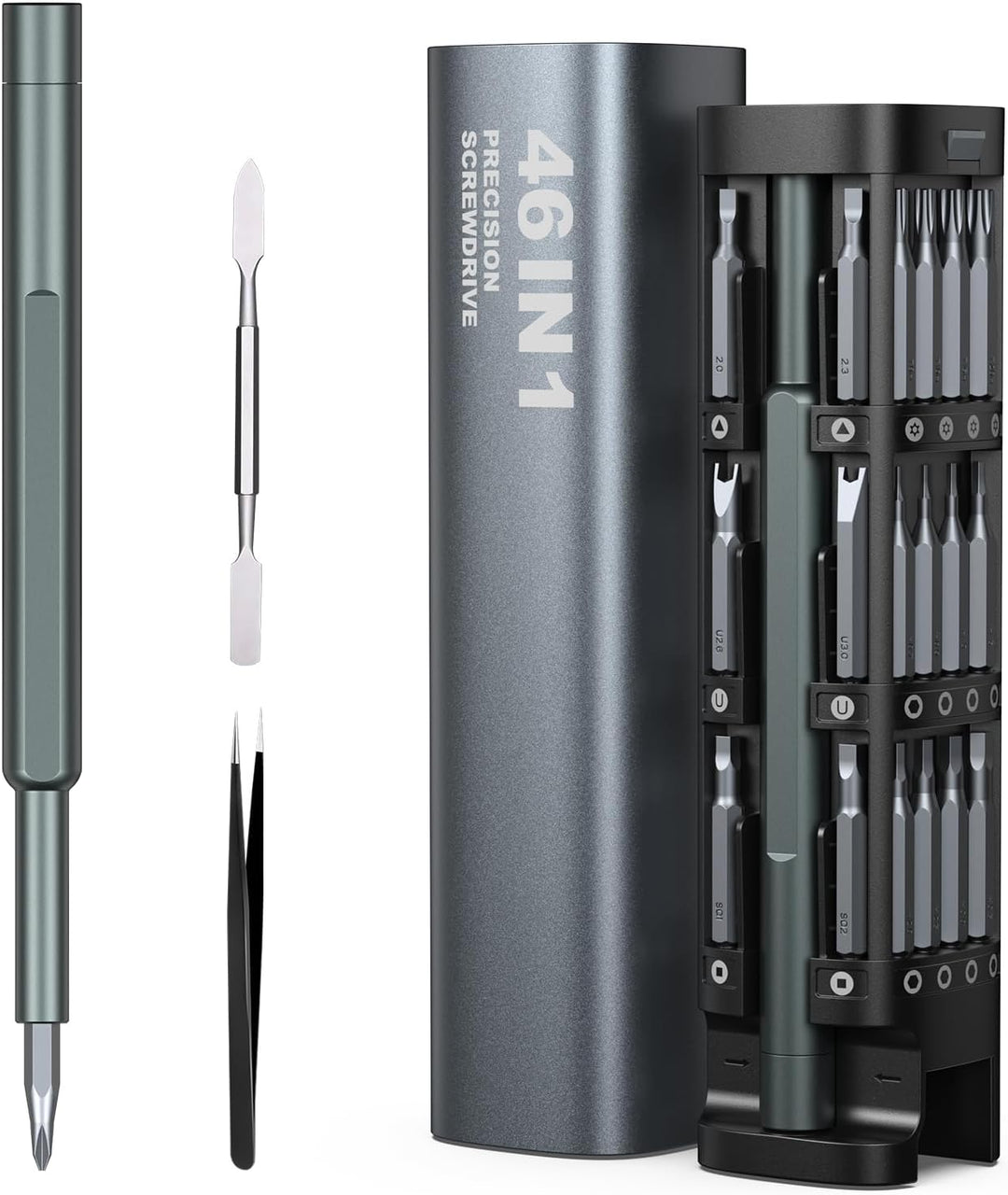 Brifit Schraubendreher Set, 46 in 1 Magnetische Präzisionsschraubendreher Kit, Geeignet für Reparatu