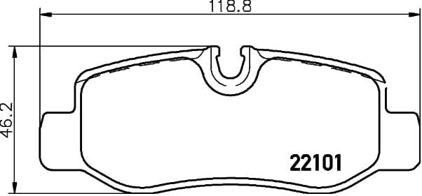 BREMBO P 50 126 Bremsbeläge