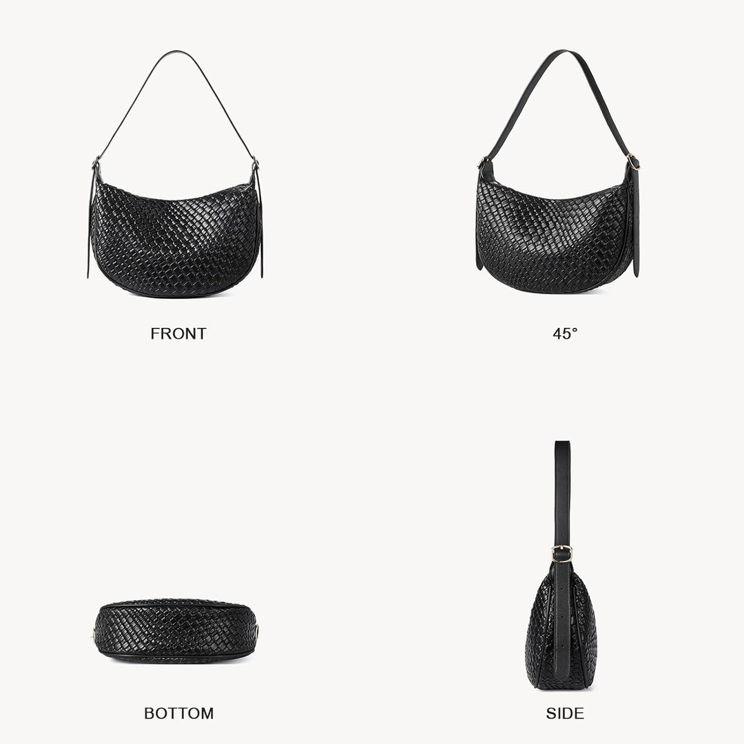 BOSTANTEN Damen Handtaschen Klein,Geflochtene Taschen Umhängetasche Damen Crossbody Bag Schultertasc