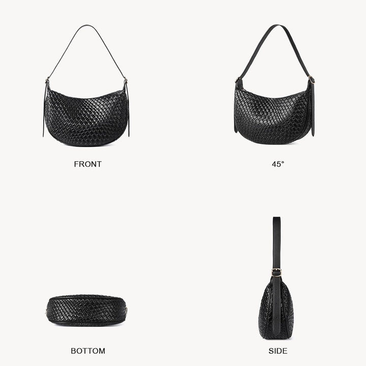 BOSTANTEN Damen Handtaschen Klein,Geflochtene Taschen Umhängetasche Damen Crossbody Bag Schultertasc
