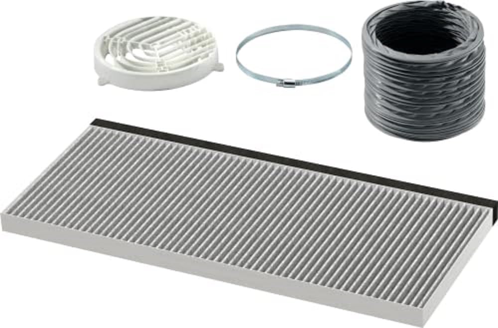 Neff Z51ITI2X4, Dunstabzugshaubenzubehör, Starterset für Umluftbetrieb für Flachschirmhauben Single,