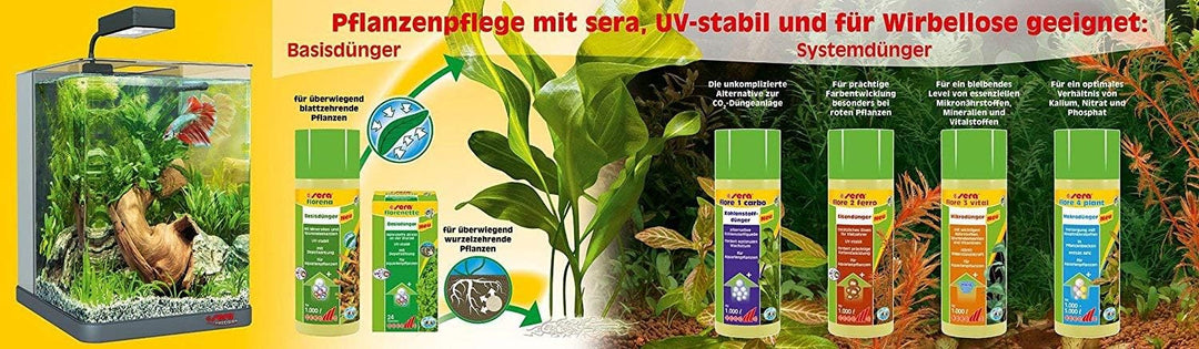 sera Professional floreground 2,2 L (1 kg) - Aktivbodengrund für einen langlebigen Aquarienboden, Bo