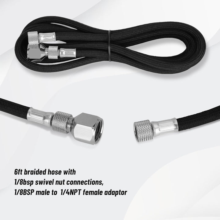 Airbrush Fengda FE-183K Präzisions-Dual-Action-Airbrush-Set für Schwerkraftzufuhr mit 3 Körbchengrös