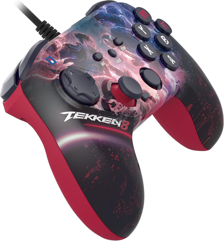 HORI Fighting Commander OCTA TEKKEN 8 Edition - Kampfspiel Controller für PC - Offiziell Bandai Namc