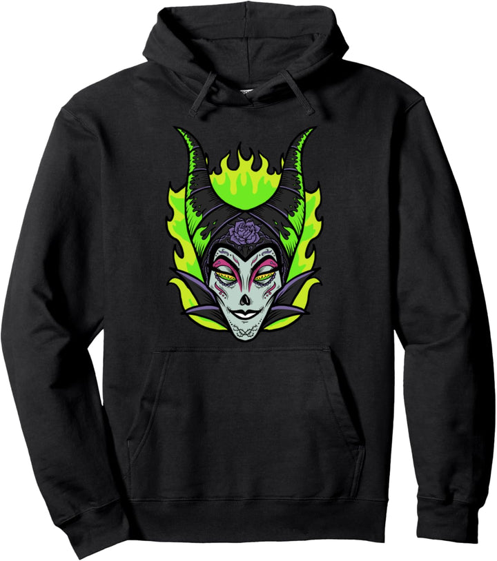 Disney Sleeping Beauty Maleficent Sugar Skull Pullover Hoodie