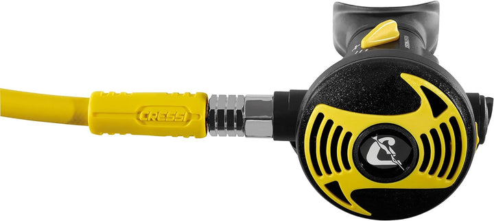 Cressi Octopus zum Tauchen - Premium Octopus mit gelber Röhre XS, XS